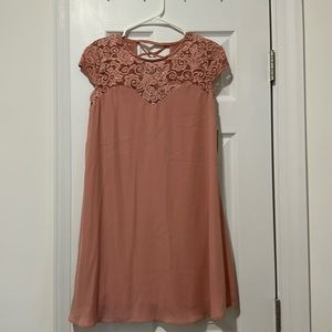 Beautiful blush dress. Size 3/4 brand new with tags!